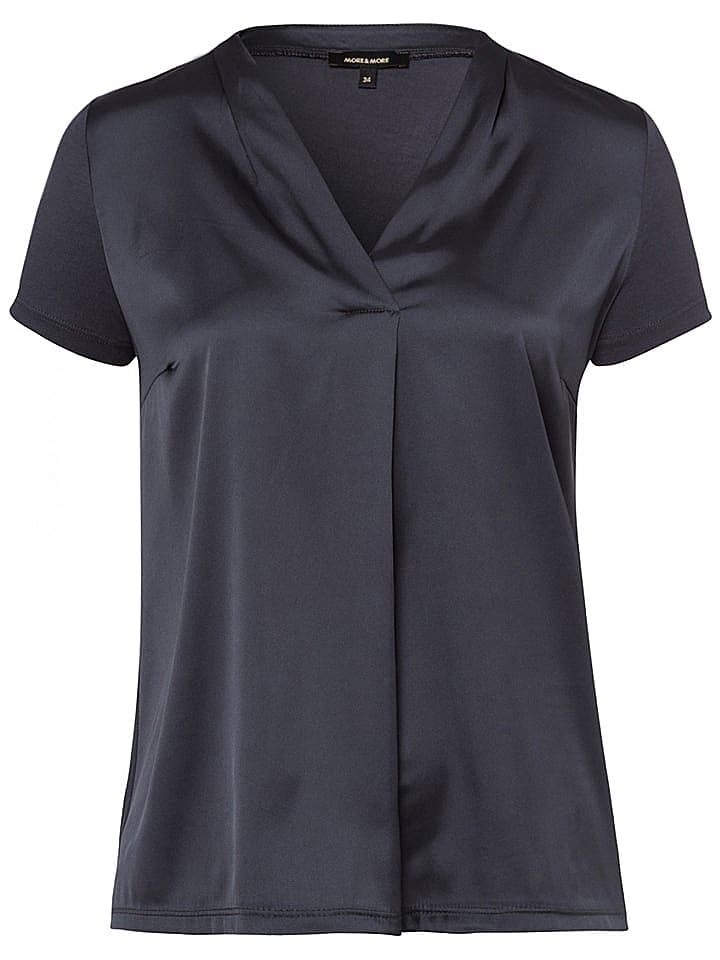 More & More Bluse in Anthrazit günstig kaufen 34