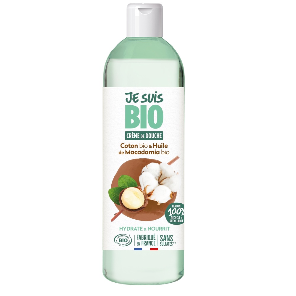 je suis bio Crème douche coton et macadamia 250ml Crème de douche