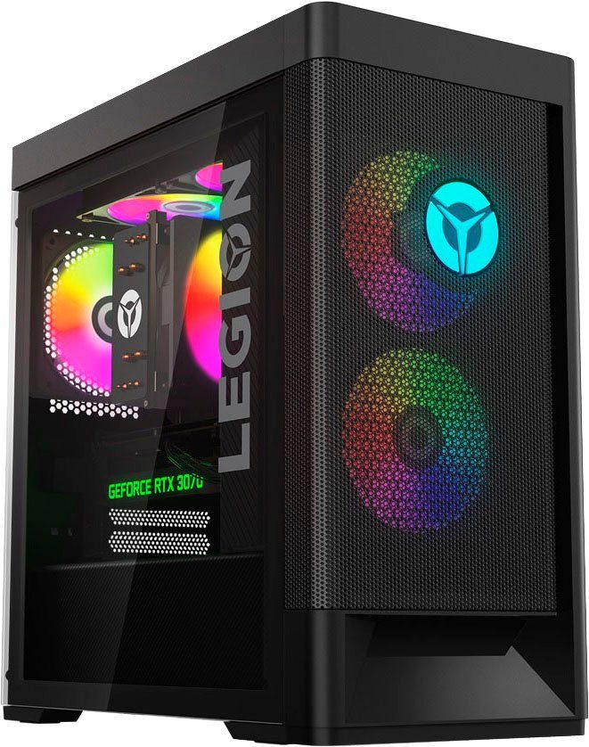 Lenovo Legion T5 26IAB7 Gaming-PC (Intel Core i5 12400F, GeForce RTX 3070, 16 GB RAM, 1000 GB SSD, Luftkühlung)