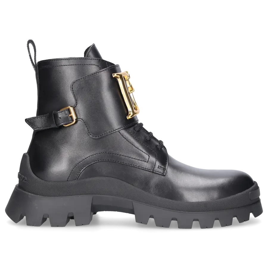 Dsquared2 - Stiefeletten COMBAT D2 STATEMENT Kalbsleder - schwarz