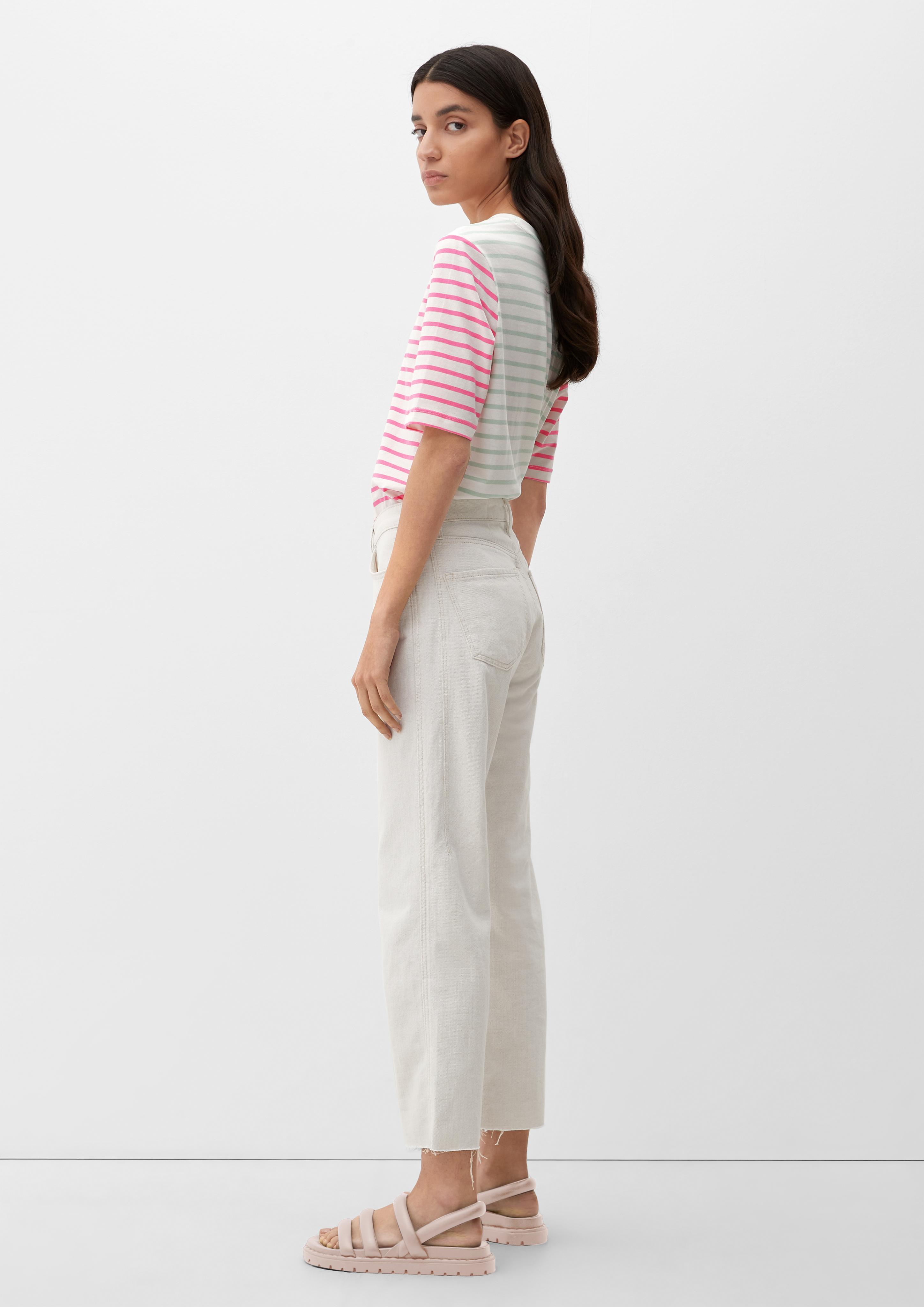 Streifenshirt mit Colour Blocking-Detail  2130287-44H5