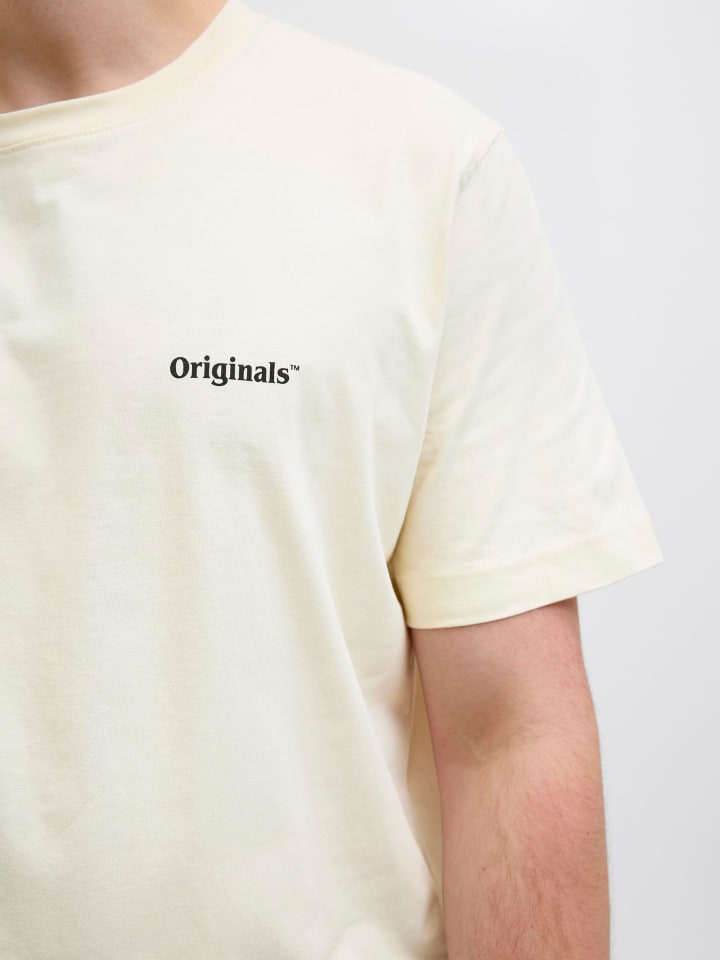 JACK & JONES PLUS T-shirt in Antique White günstig kaufen