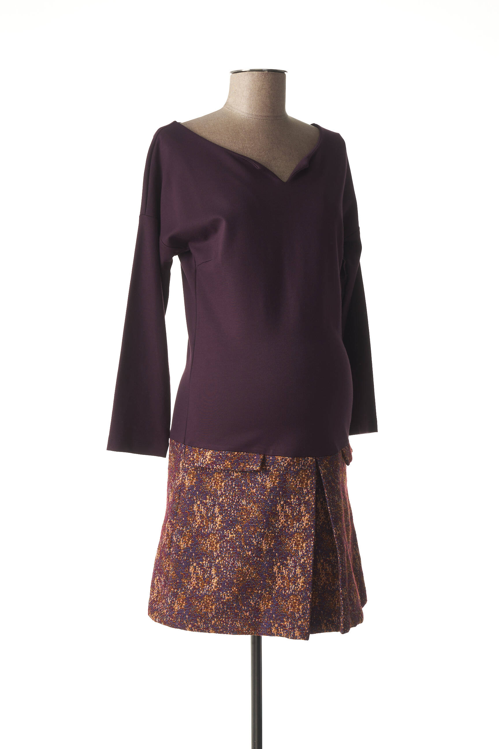 Fragile Robes Maternite Femme couleur violet