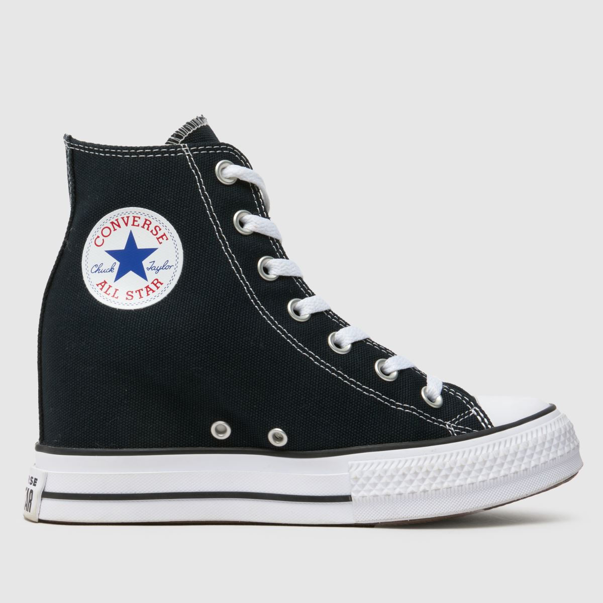 Converse All Star Classic Wedge cipők fekete színben