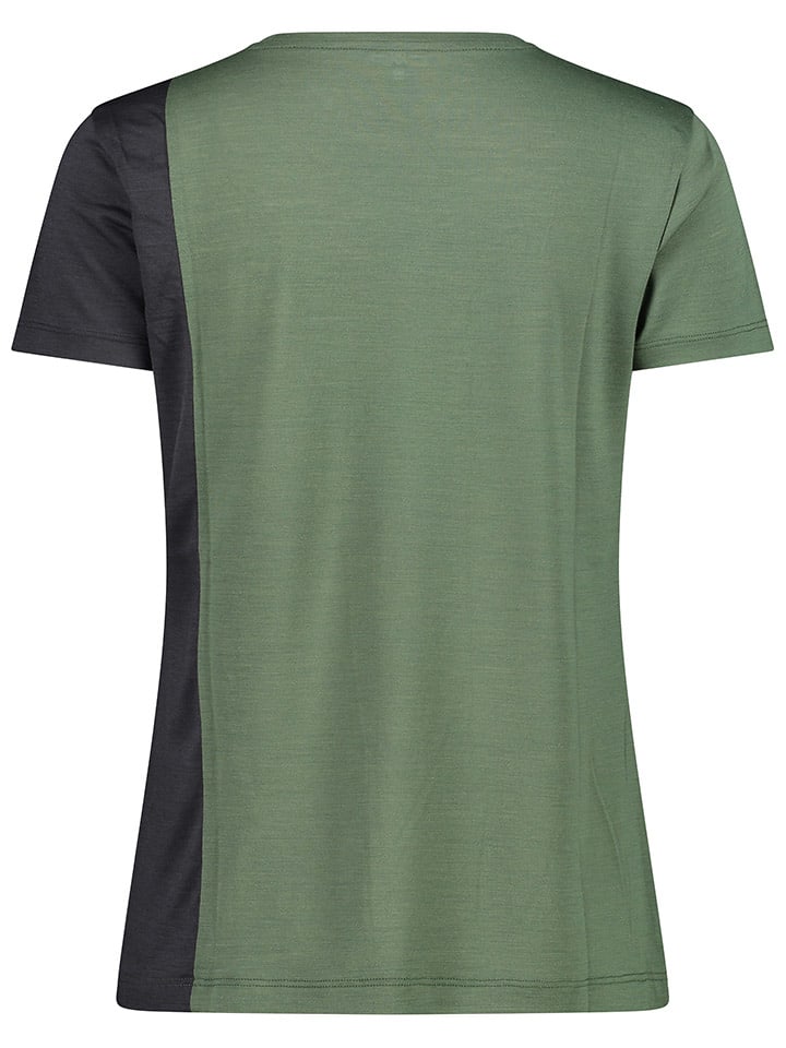CMP Funktionsshirt in Khaki/ Schwarz günstig kaufen