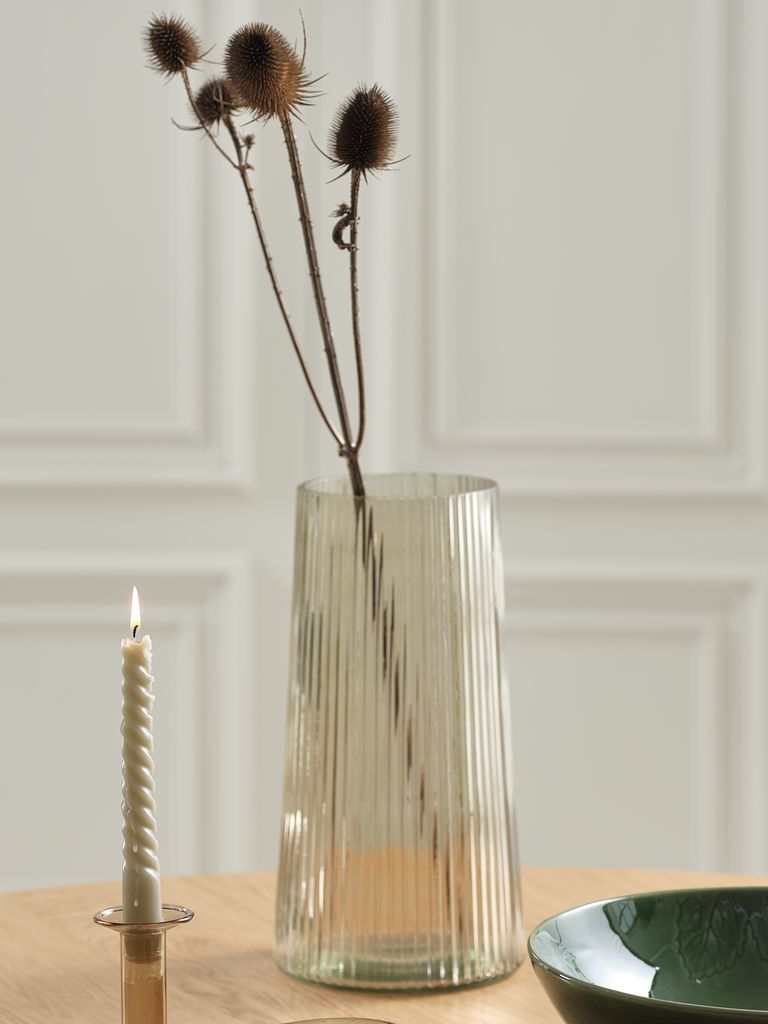 ROY ROY vase Ø16xH30cm khaki