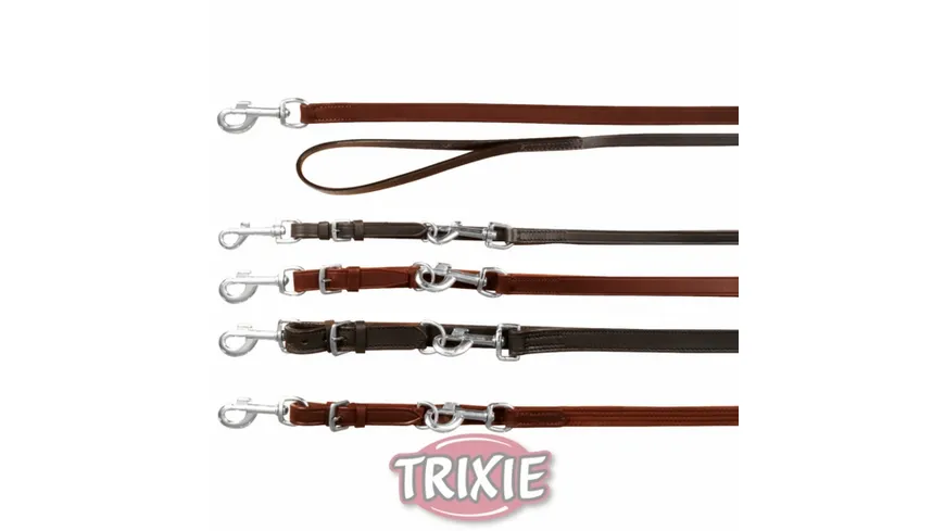 Trixie Verlängerungs-Leine Active schwarz L-XL 2,00 m / 22 mm Hunde Zubehör