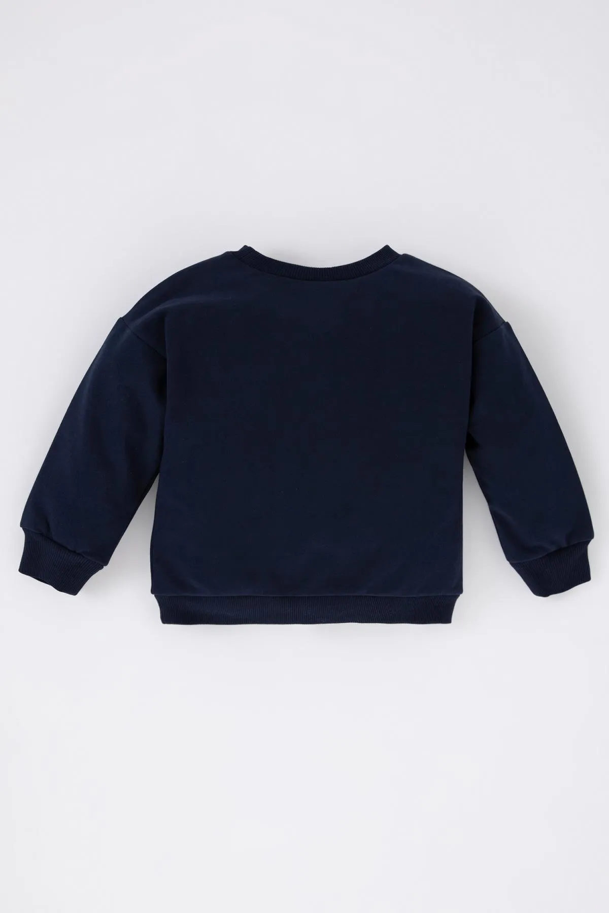 DeFacto  Bedrucktes, weich gefüttertes, dünnes Sweatshirt mit Rundhalsausschnitt für Babys