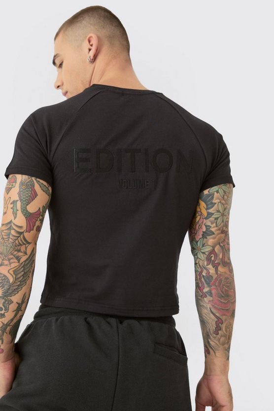 Oversize Shorts mit Reißverschluss-Saum & T-Shirt