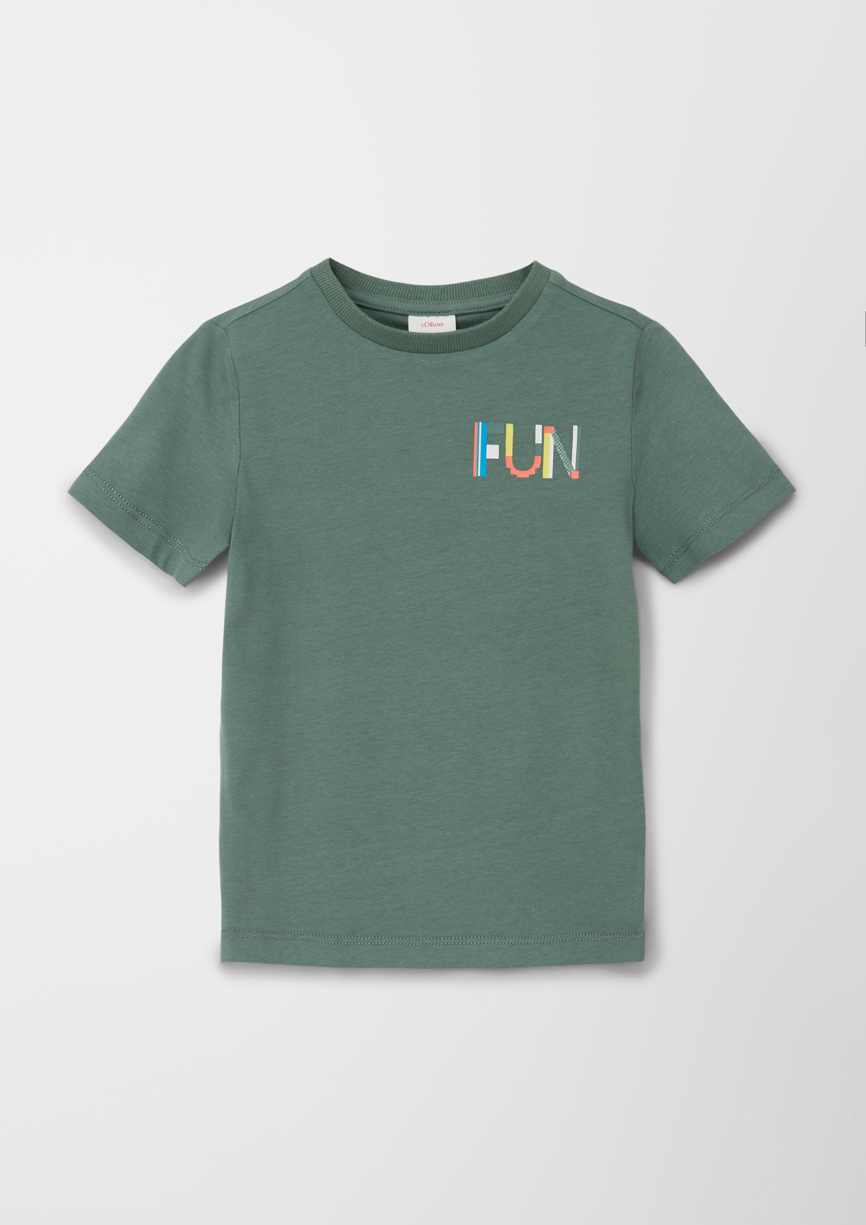 T-Shirt mit Rückenprint  2130687-6714