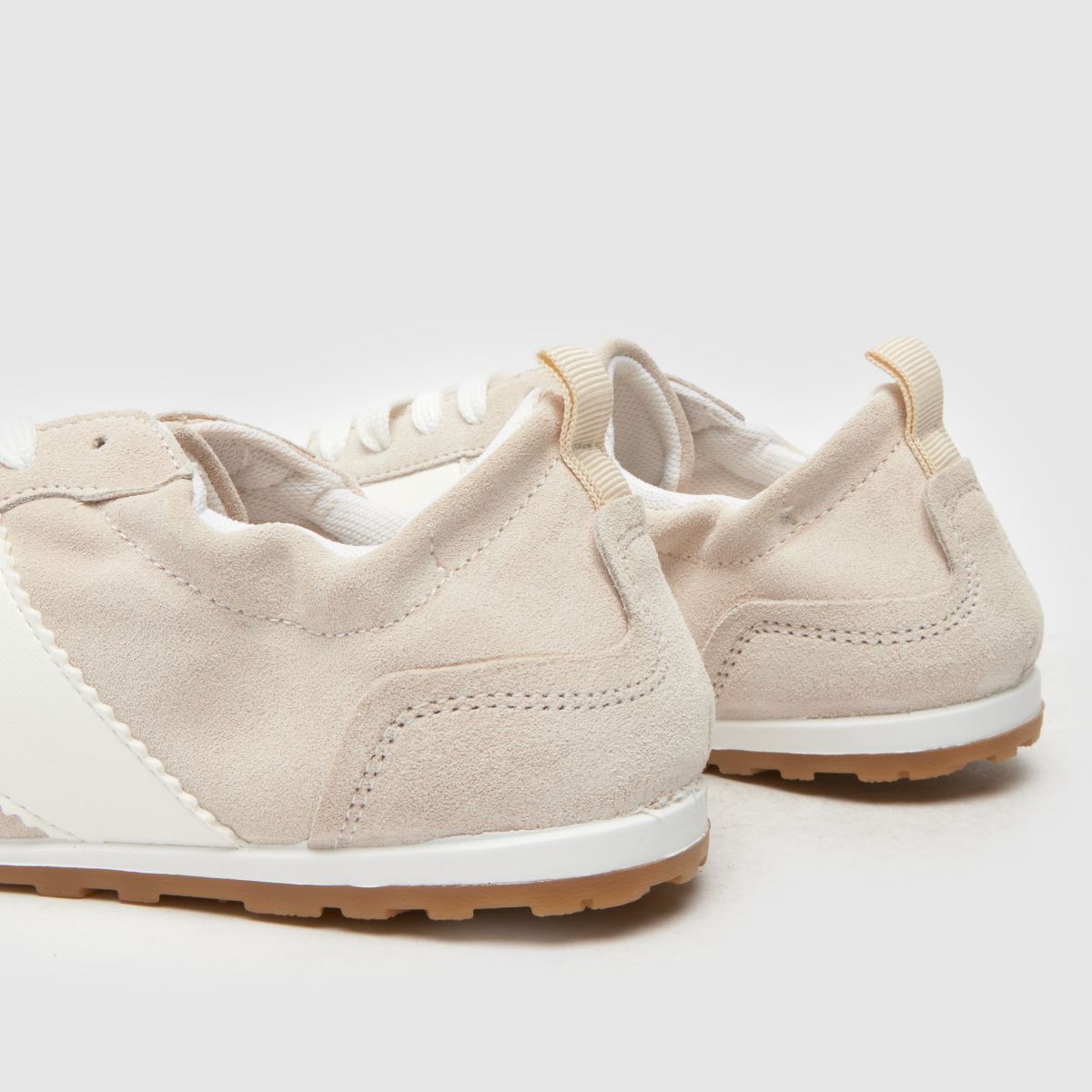 Sko Meredith – Beige sneakers med smal sula