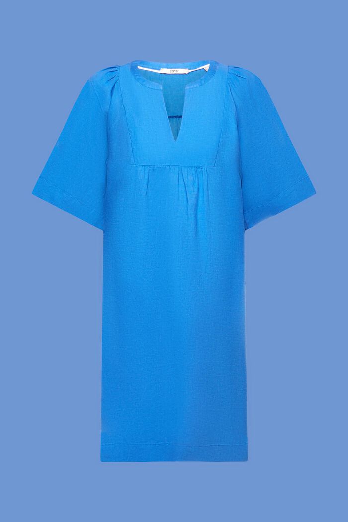 Minikleid, Baumwolle-Leinen-Mix