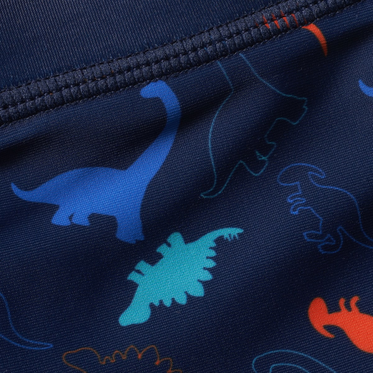 Badehose mit Dino-Muster, blau, Gr. 110/116, 1 St