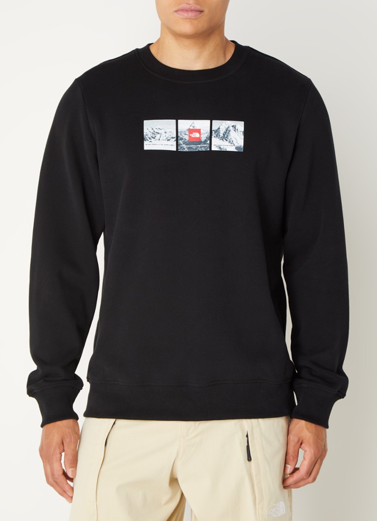 The North Face Expedition sweater with logo and back print