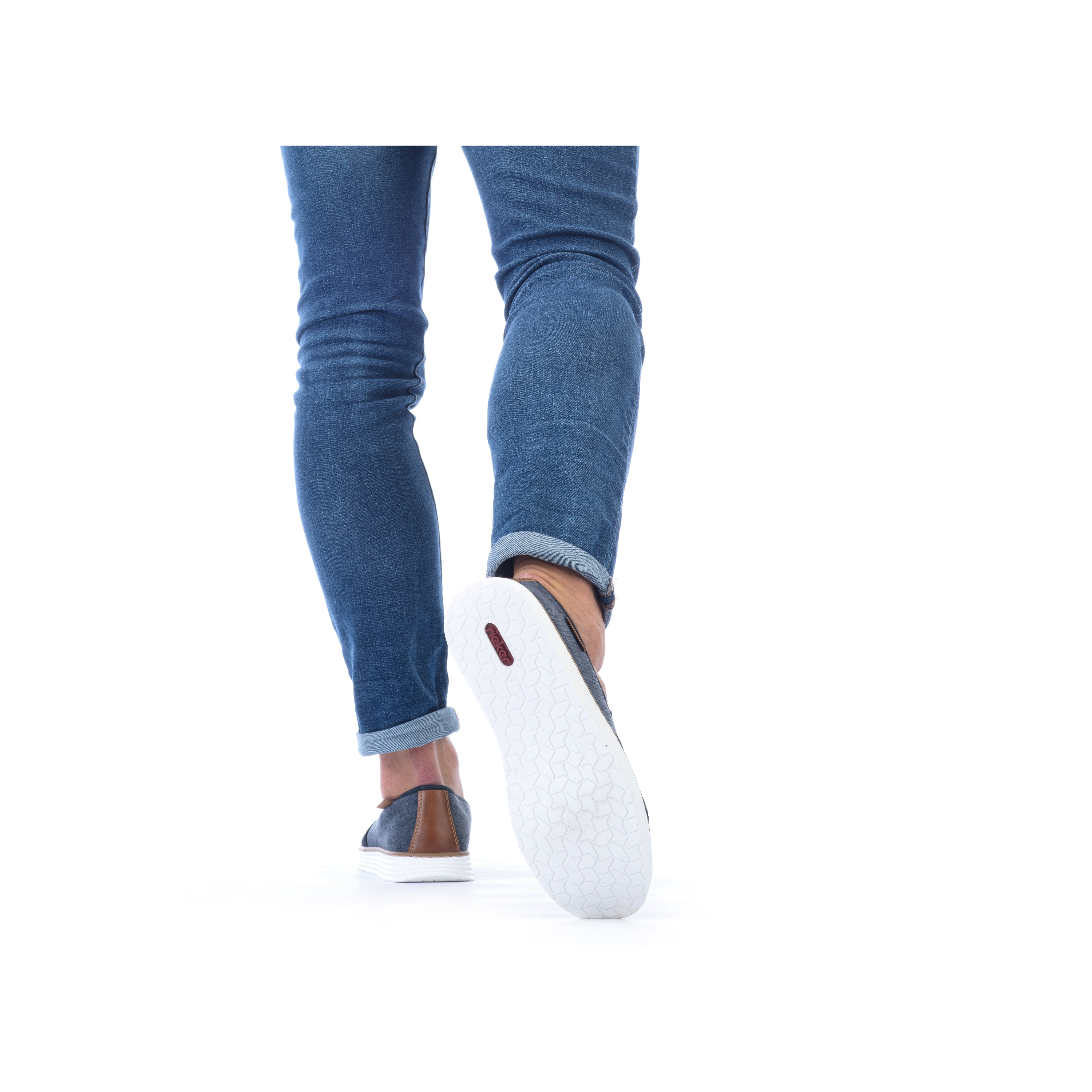 Rieker Herren Slipper marineblau