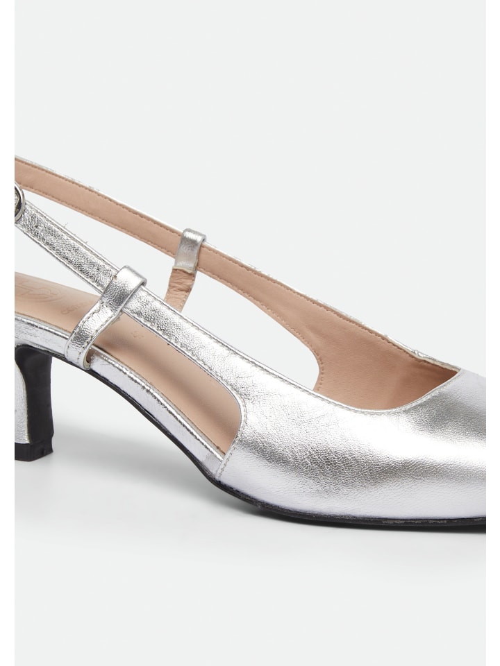 comma Pumps in Silber günstig kaufen
