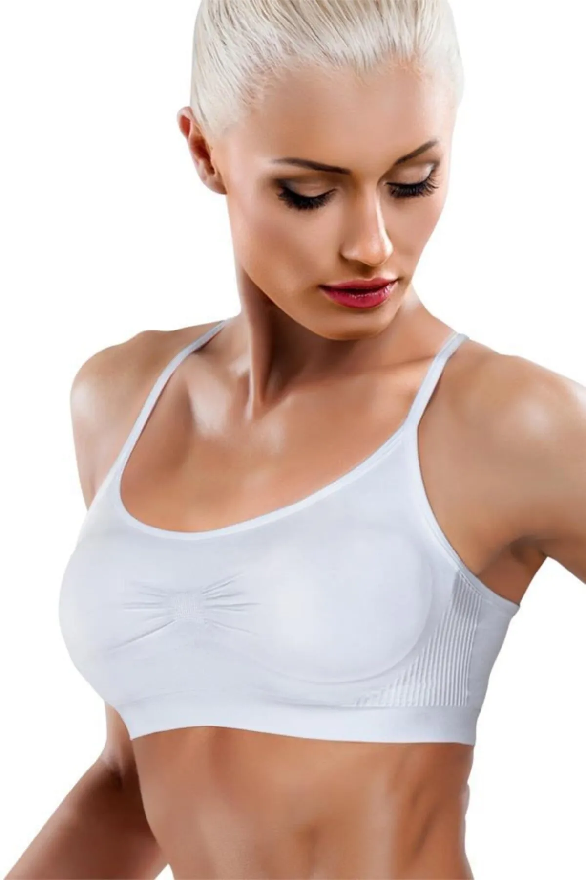 Miorre  Schwarzer Ultra Comfort Seamless Soft Cup Sport-BH für Damen