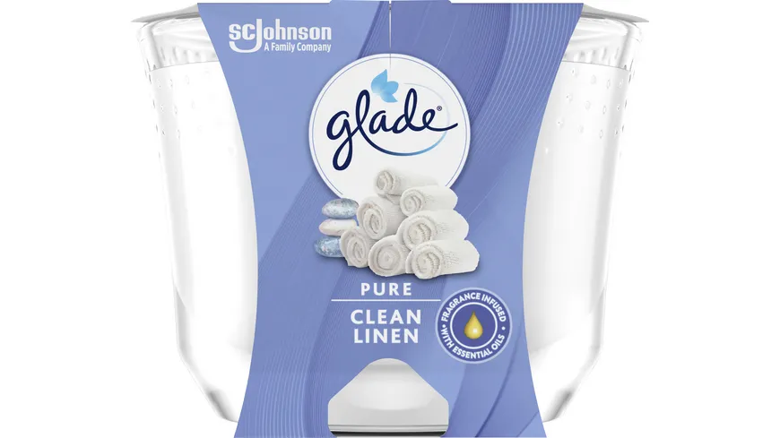 Glade Duftkerze Clean Linen 224 g