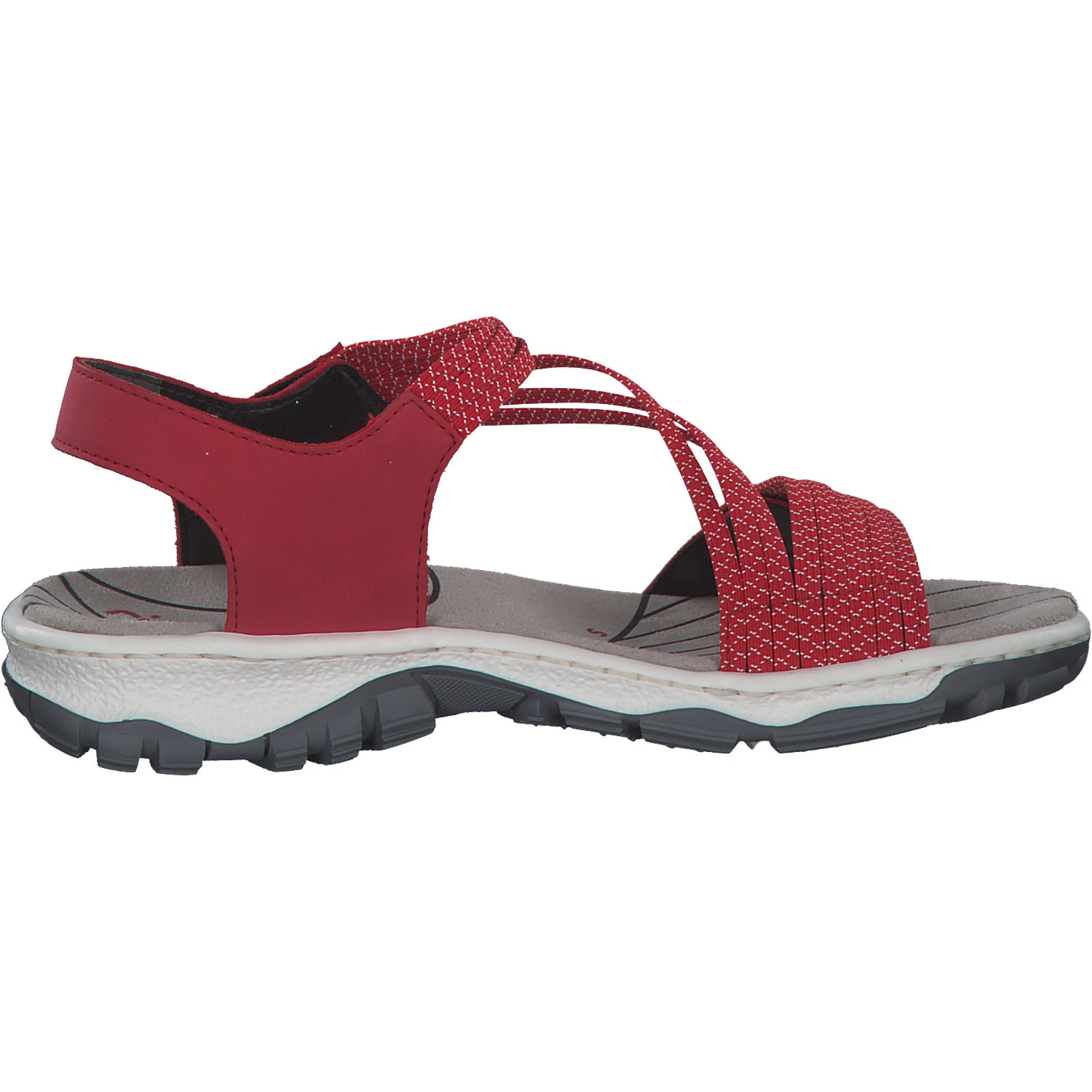 Rieker 68871, Sandalen, Damen, Rot