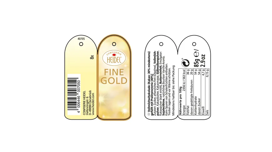 HEIDEL Gold-Pokal 85 g