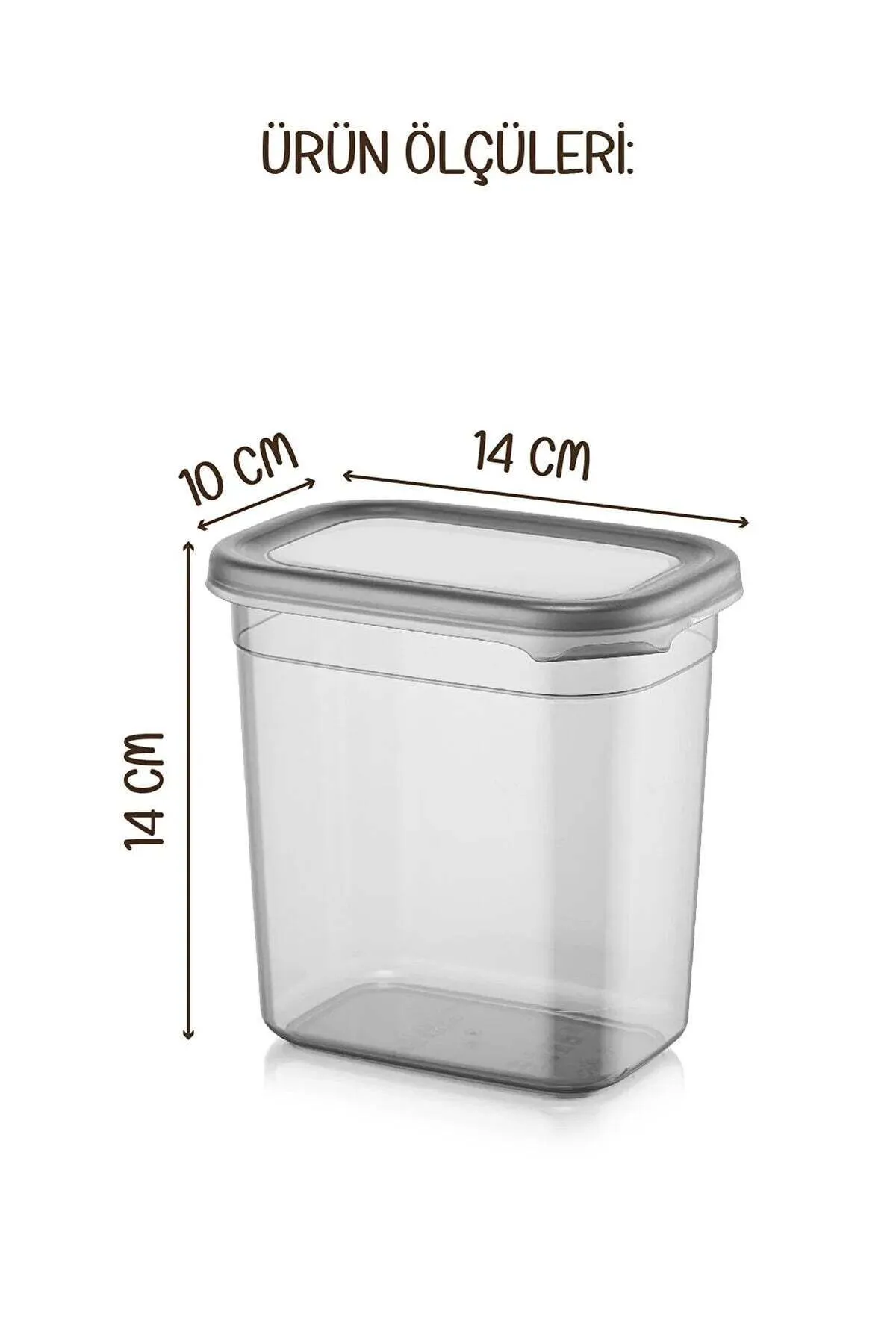 Viwares  Peggy Vorratsdosen 4er Set 1150 ml Vorratsbehälter
