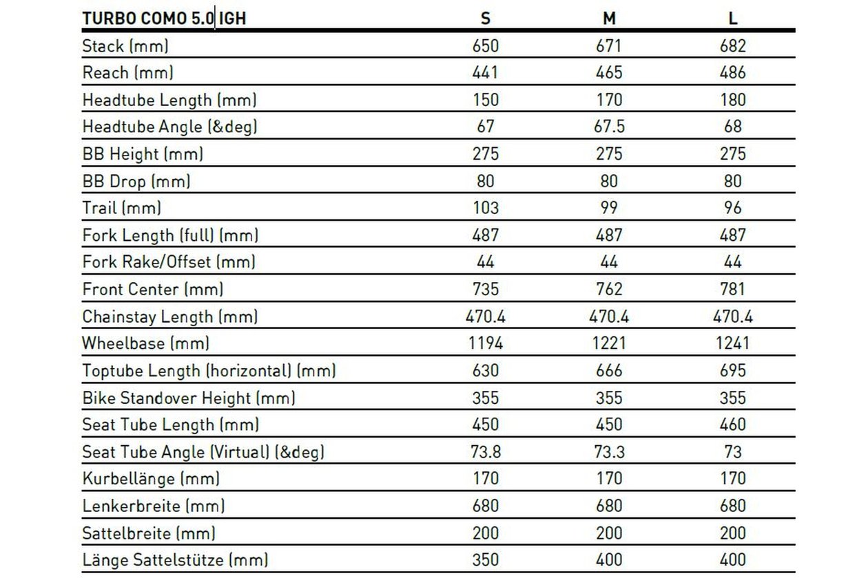 Specialized Como 5.0 IGH - 710 Wh - 2023 - 27,5 Zoll - Tiefeinsteiger
