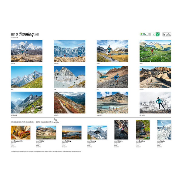 BEST OF RUNNING 2024 - Kalender