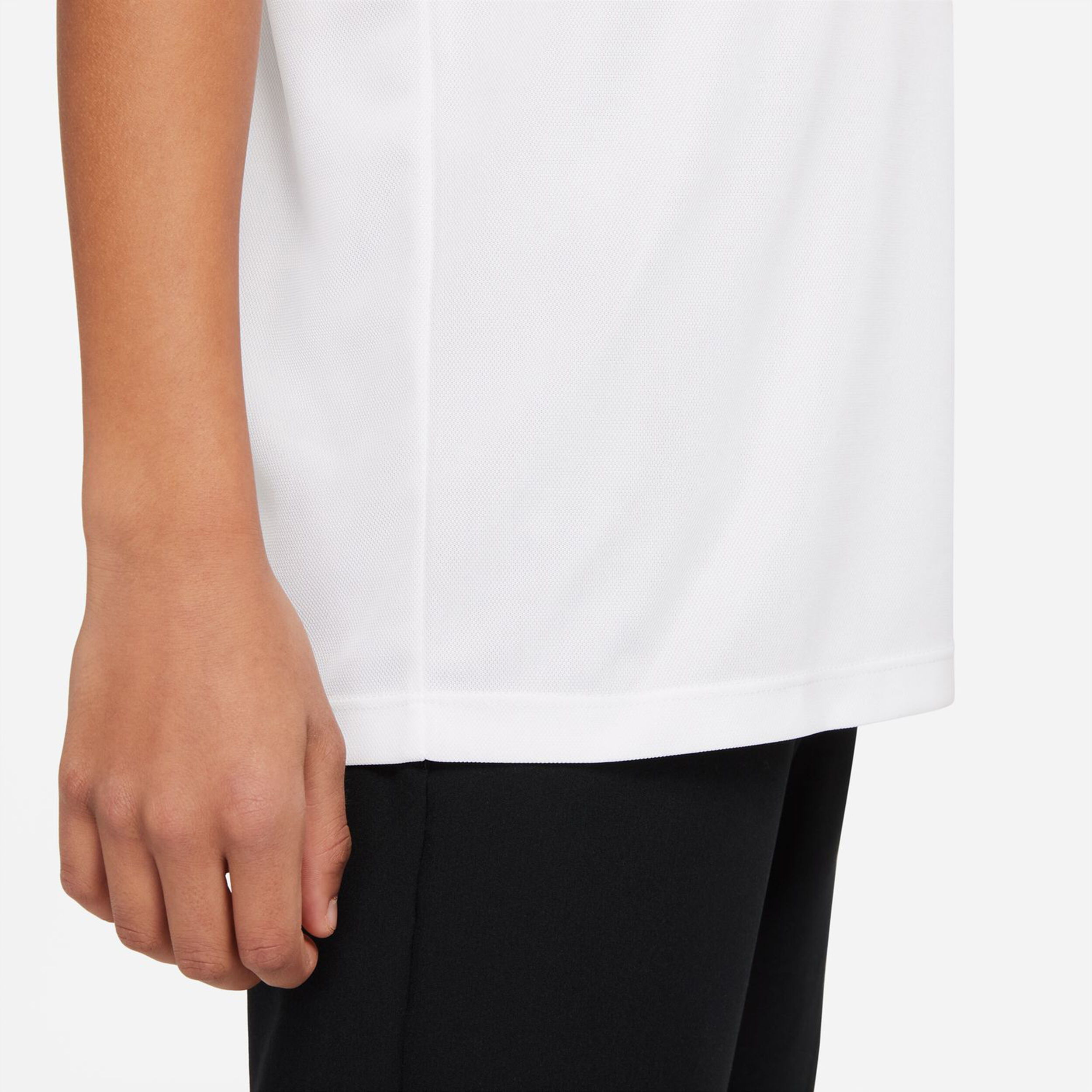 Dri-Fit Victory Polo Jungen - Weiß, Schwarz