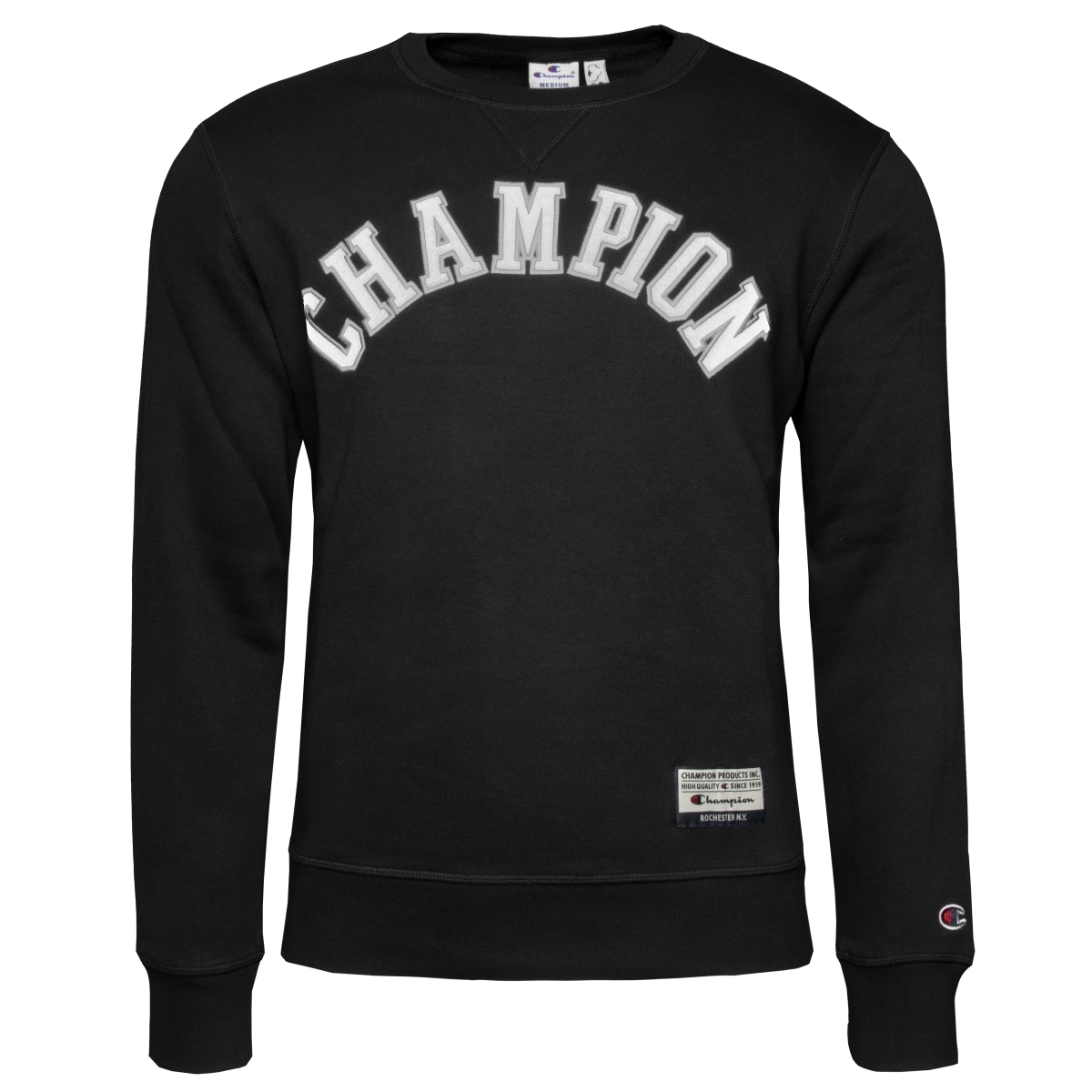 Champion Crewneck Sweatshirt schwarz