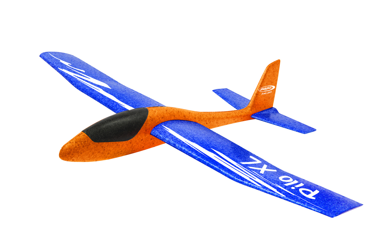 Jamara e.K. JAMARA Pilo XL Schaumwurfgleiter EPP Tragfläche blau Rumpf orange