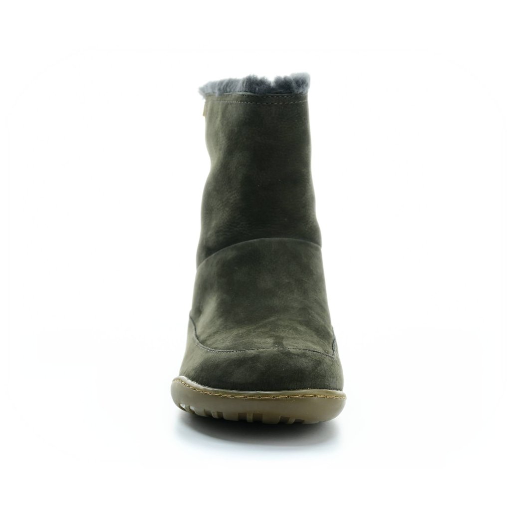 Camper Peu Cami Grey Uggy Meteor (K400598-001) dunkelgrüne  Barfuß-Halbstiefel