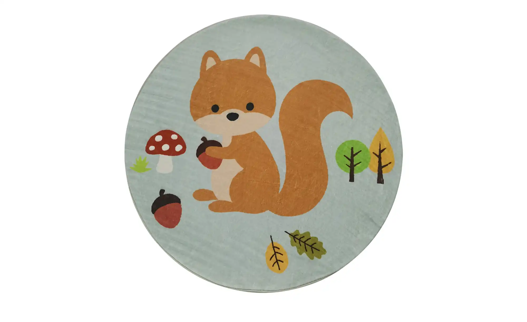KJUT Kurzflorteppich Eichhörnchen