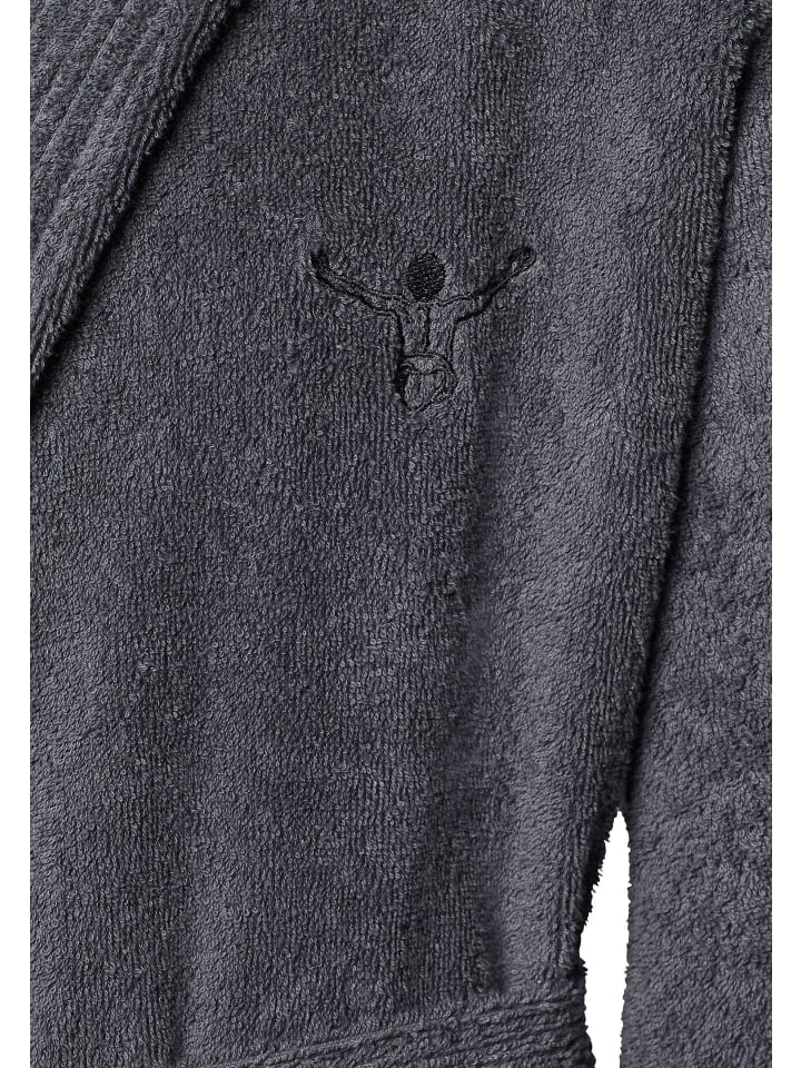 Chiemsee Bademantel Bathrobe Unisex in grau günstig kaufen