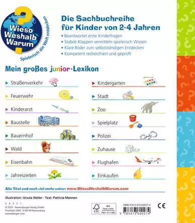 Ravensburger Wieso? Weshalb? Warum? Mein großes junior-Lexikon