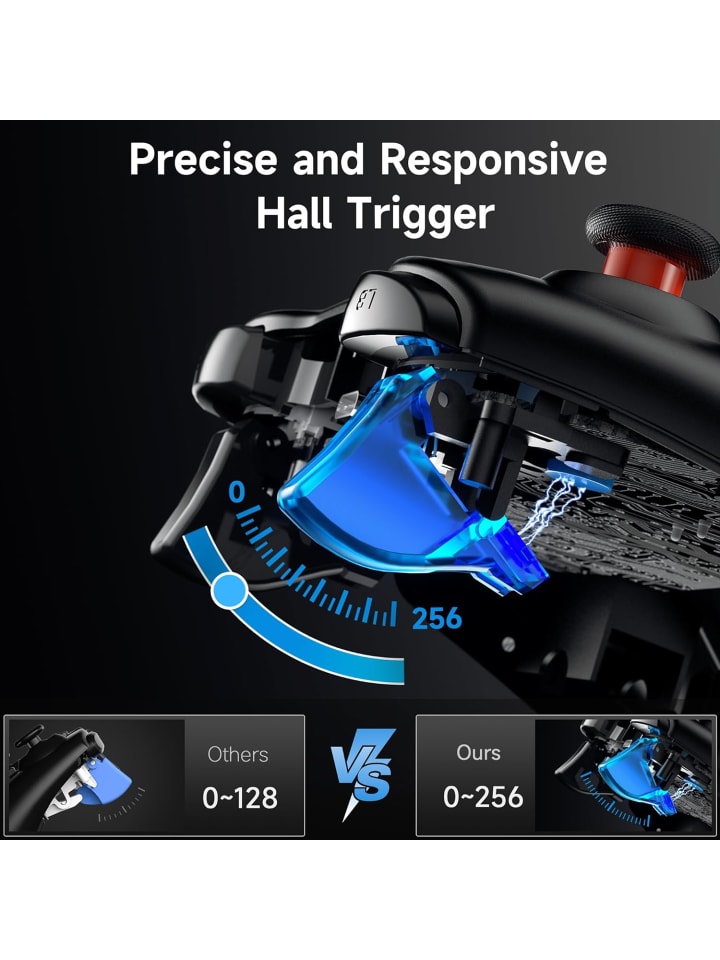 COFI 1453 9013 Pro Wireless-Controller mit Hall-Trigger Rot in Rot günstig kaufen 1