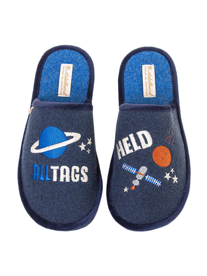Adelheid Filzpantoffel ALL-tagsheld  in Blau günstig kaufen