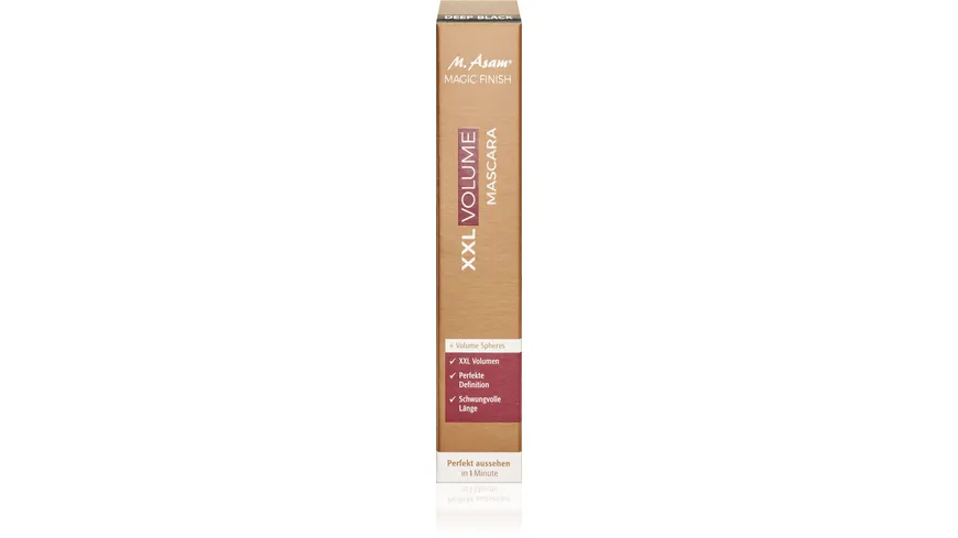 M. Asam® MAGIC FINISH Mascara XXL Volume 10 ml deep black
