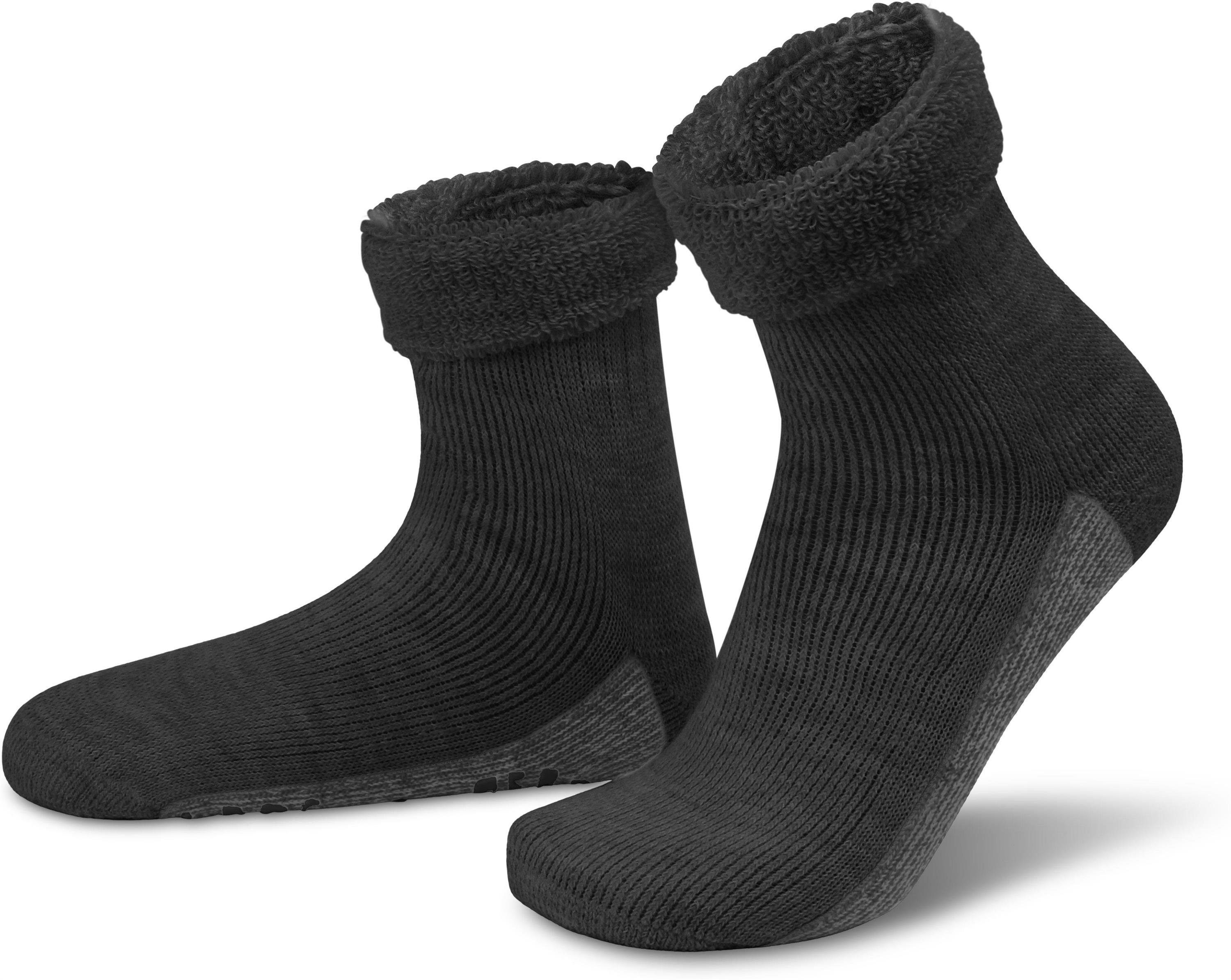 normani ABS-Socken Alpaka-Wollsocken mit ABS-Druck (1 Paar) hochwertige Alpaka-Wolle