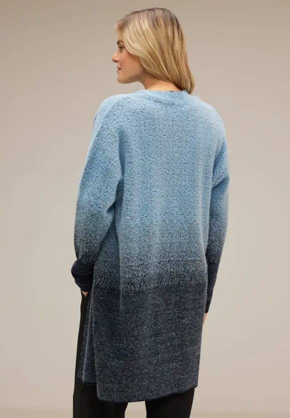 Street One Lange Federgarn Strickjacke