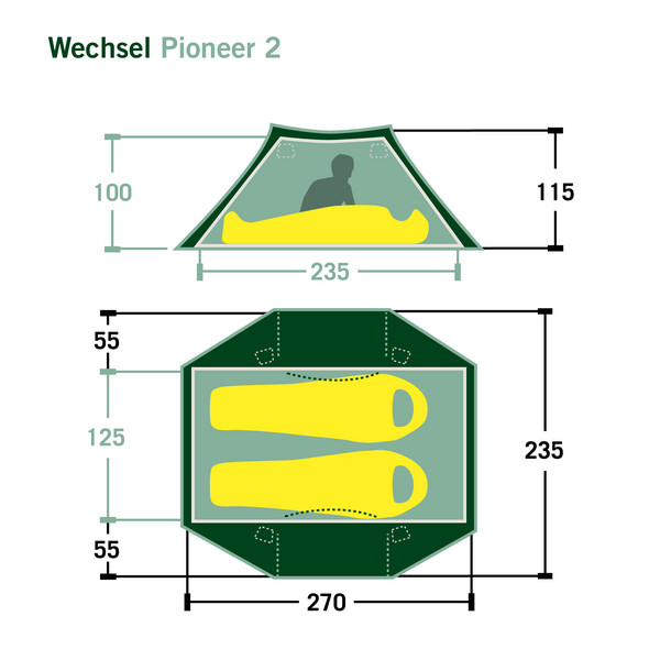 PIONEER 2 - Tunnelzelt