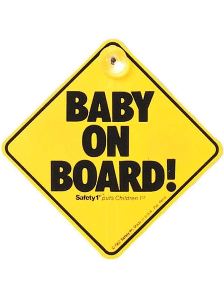 Safety1st Baby on Board Schild in Gelb ab 0 Monate günstig kaufen onesize
