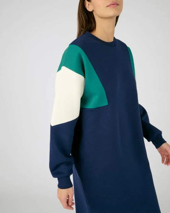 Robe sweat-shirt colorblock Thermolactyl