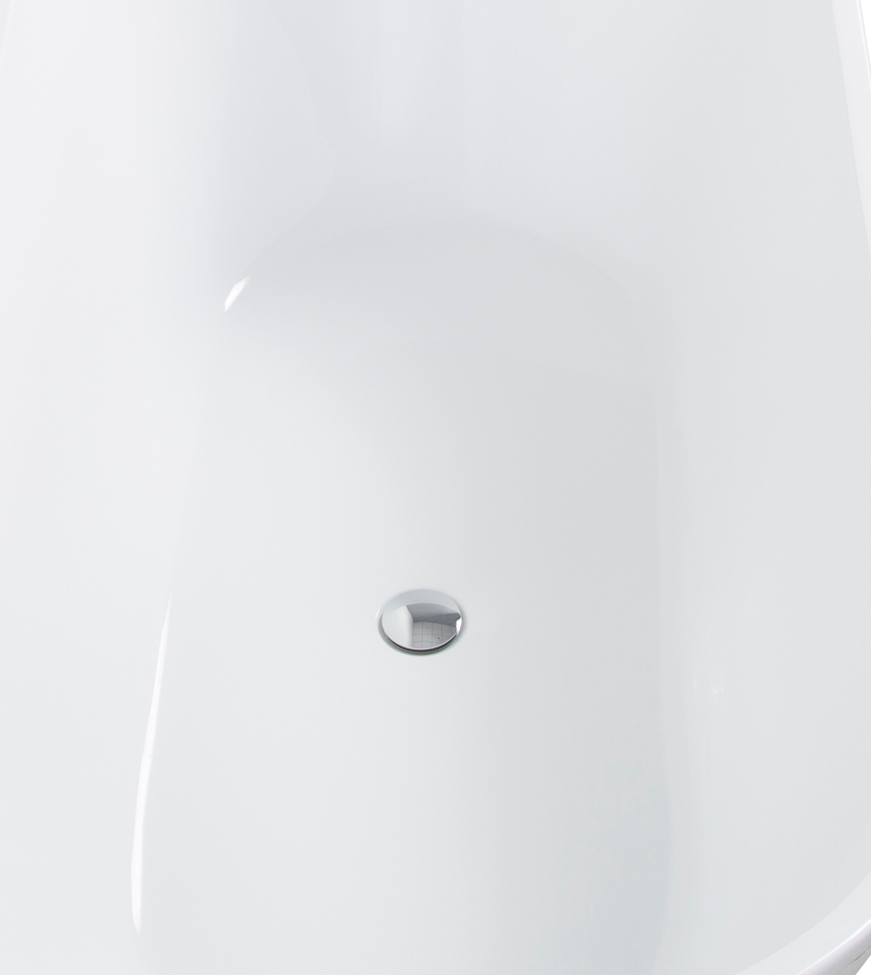 DOTMALL Badewanne Acryl freistehende Badewanne Moderne freistehende Badewanne