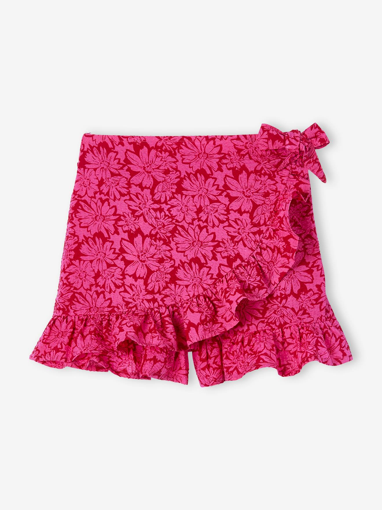 Vertbaudet Mädchen Skort - himbeer