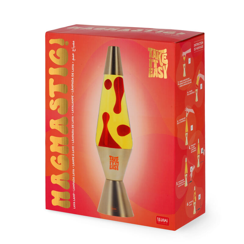 Lámpara de lava - ¡Magnética!