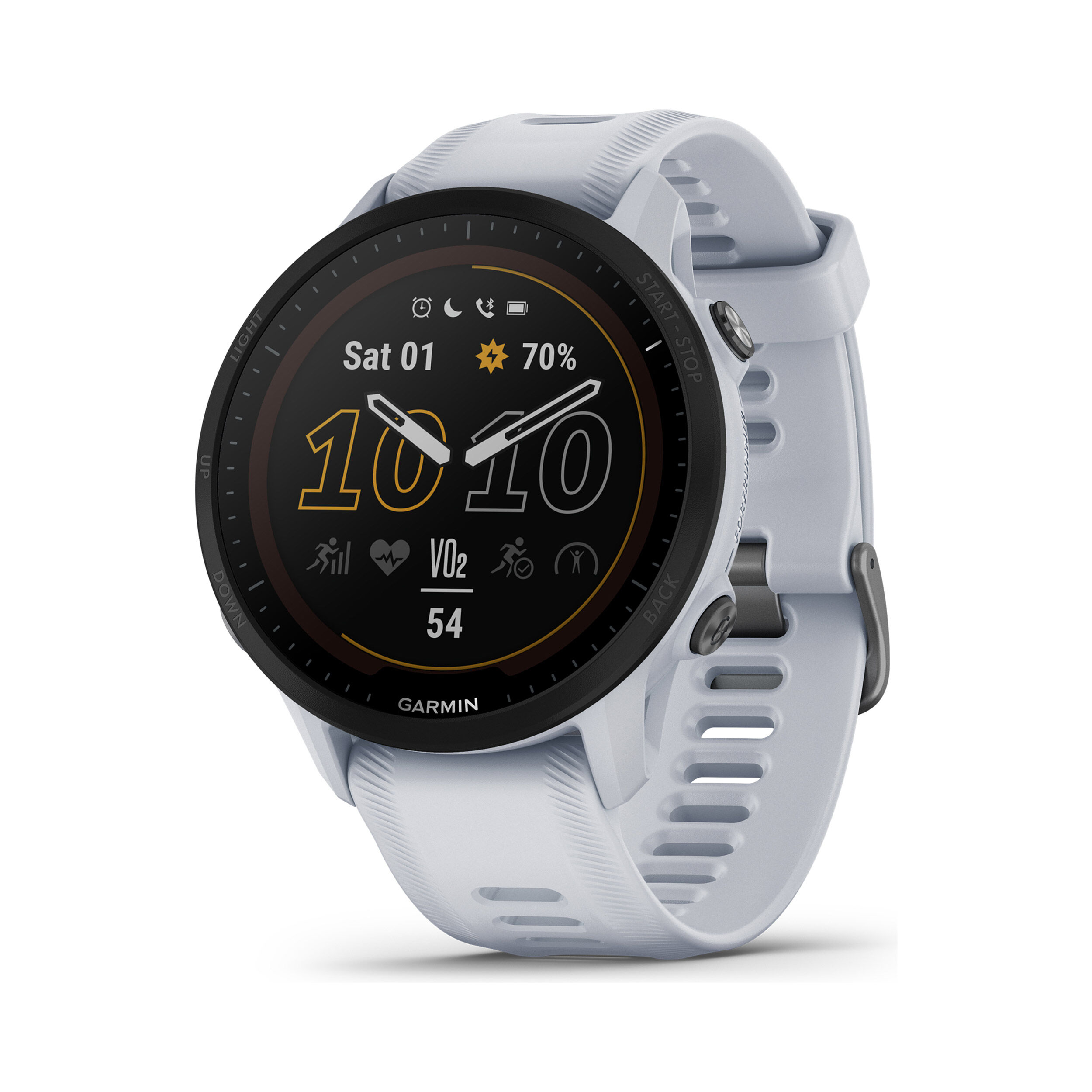 Forerunner 955 Solar Pulsuhr - Weiß