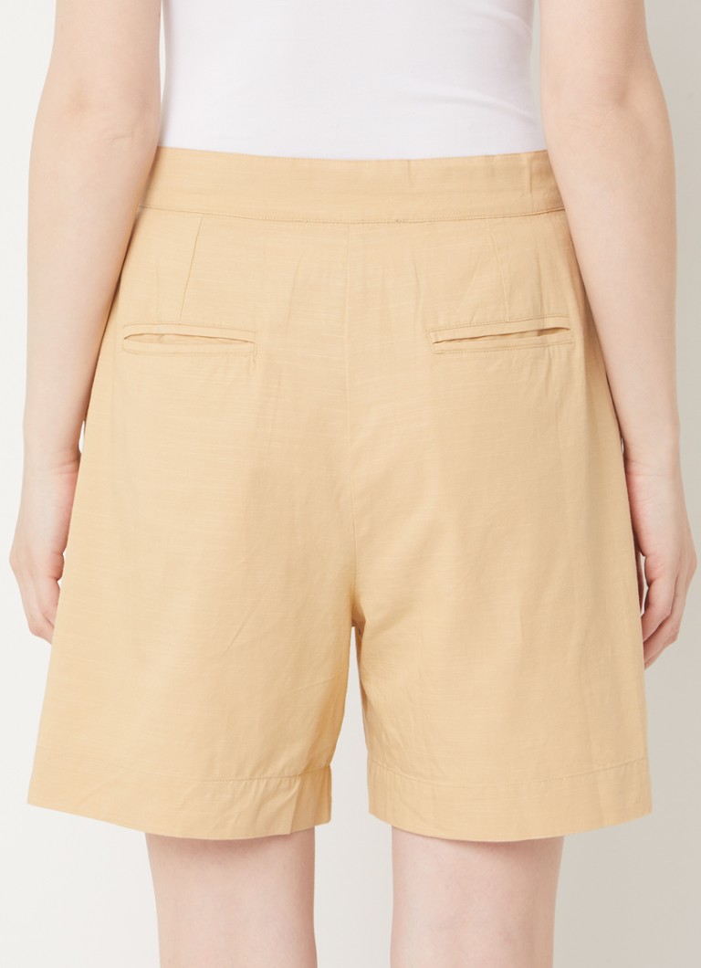 Shorts Alania de cintura alta e modelagem solta com bolsos laterais da French Connection.
