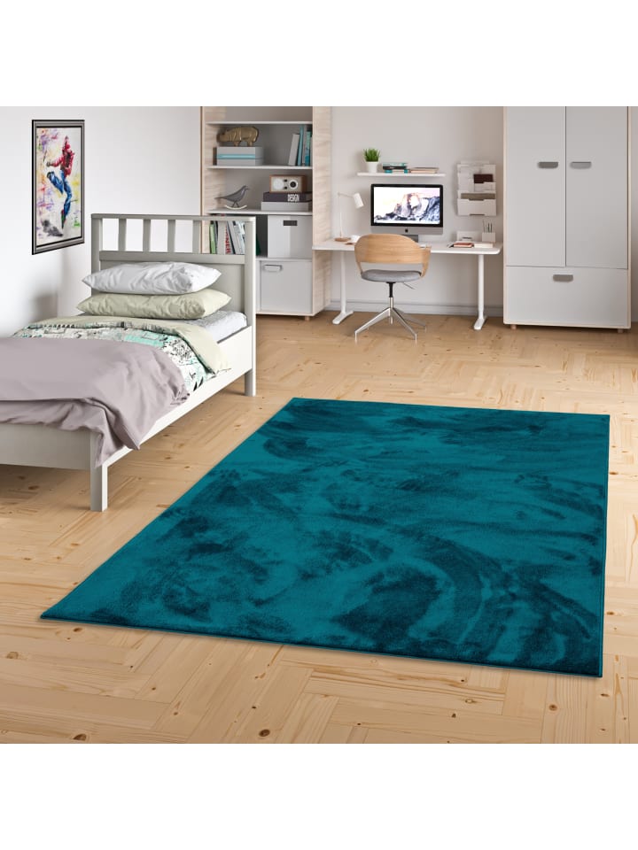 Pergamon Hochflor Langflor Teppich Super Soft Melia Kids in Petrol günstig kaufen