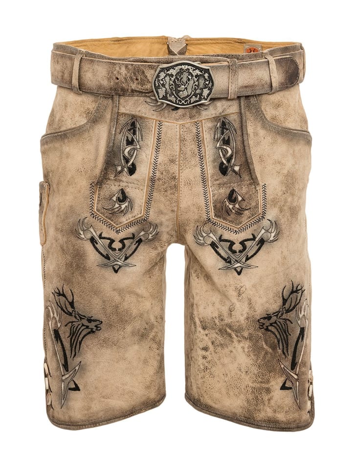 MADDOX Lederhose FELIXSEE in hellbraun günstig kaufen