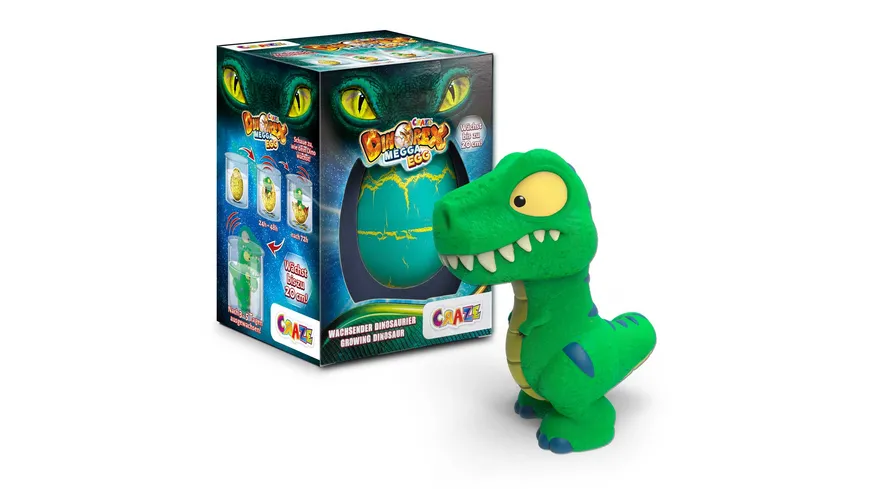 CRAZE - MAGIC GROWING MEGGA EGG Dinorex